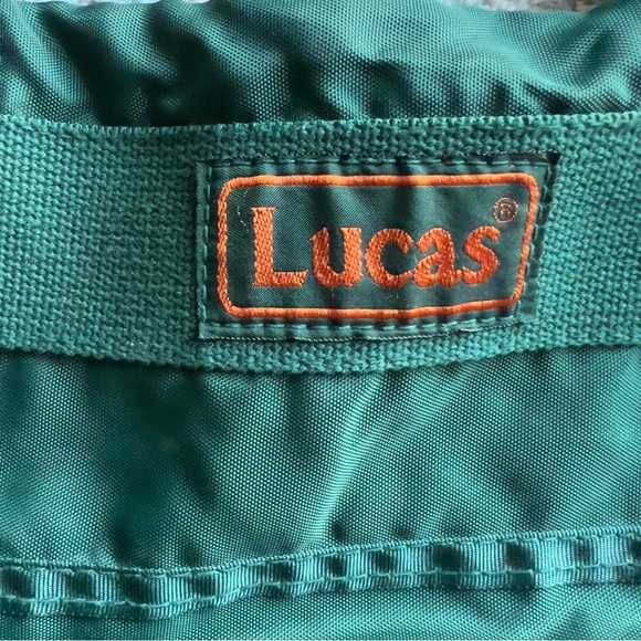Lucas Green and Orange Travel Bag - Picture 3 of 13